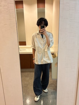 「WESTBOY（ウエストボーイ）のアイテム」を使った、しんさん（メンズ・178cm）の夏コーディネート