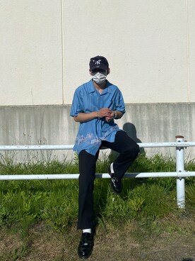 H M エイチ アンド エム のタンクトップを使ったメンズ人気ファッションコーディネート Wear