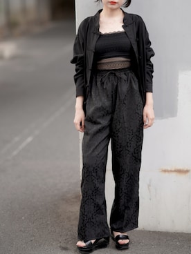 実奈さん（レディース・155cm）の夏コーディネート