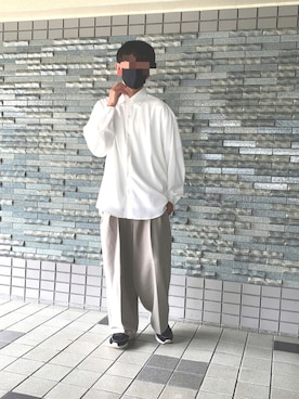 「EDDEN ELLEN（エデンエレン）のアイテム（シャツ/ブラウス）」を使った、Takuさん（メンズ・160cm）の秋コーディネート