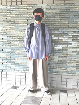 「EDDEN ELLEN（エデンエレン）のアイテム（シャツ/ブラウス）」を使った、Takuさん（メンズ・160cm）の秋コーディネート