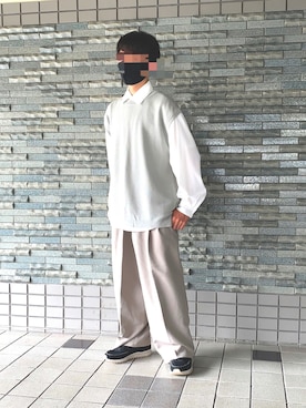 「EDDEN ELLEN（エデンエレン）のアイテム（シャツ/ブラウス）」を使った、Takuさん（メンズ・160cm）の秋コーディネート
