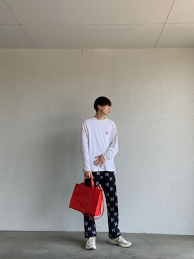 「TELFAR」｜リョへさん（メンズ・180cm）の春コーディネート