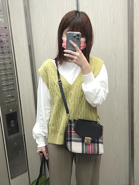 「KangaROOS（カンガルーズ）のアイテム」を使った、Jessicaさん（レディース・161cm）の冬コーディネート