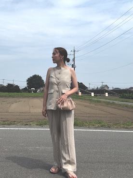 「スタミキ」｜serinaさん（レディース・162cm）の夏コーディネート