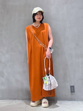 「アイテム（スマホグッズ）」を使った、かのさん（レディース・160cm・20代）の夏コーディネート