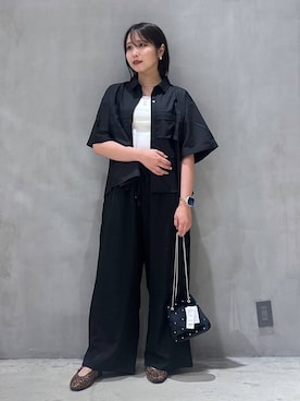 「LAKOLE（ラコレ）のアイテム」を使った、かのさん（レディース・160cm）の秋コーディネート