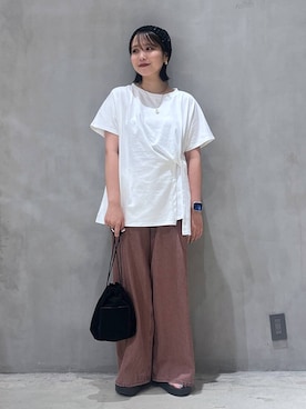 「アイテム（ニットキャップ/ビーニー）」を使った、かのさん（レディース・160cm・20代）の夏コーディネート