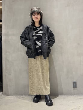 「LAKOLE（ラコレ）のアイテム」を使った、かのさん（レディース・160cm）の秋コーディネート