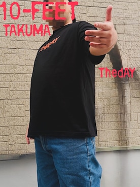 「アイテム（デニムパンツ）」を使った、MEKZさん（メンズ・170cm）の秋コーディネート