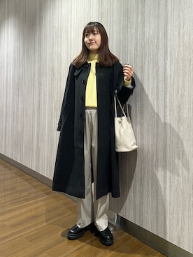 「eness（エネス）のアイテム」を使った、rihokoさん（レディース・159cm）の冬コーディネート