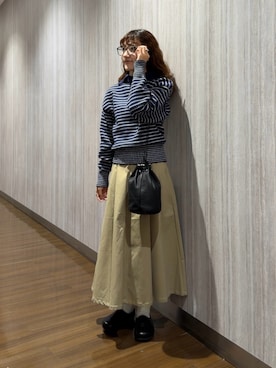 「URBAN RESEARCH DOORS(アーバンリサーチドアーズ)のアイテム(メガネ)」を使った、rihokoさん(レディース・159cm)の秋コーディネート