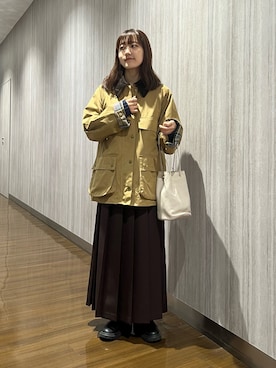 「アイテム（その他アウター）」を使った、rihokoさん（レディース・159cm）の秋コーディネート