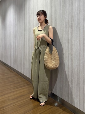 「PLAKTON（プラクトン）のアイテム」を使った、rihokoさん（レディース・159cm）の夏コーディネート