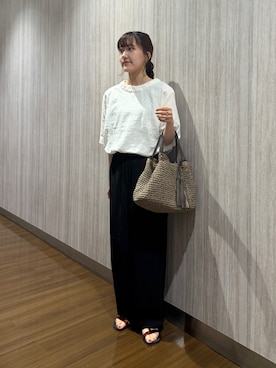 「IPANEMA（イパネマ）のアイテム（サンダル）」を使った、rihokoさん（レディース・159cm）の夏コーディネート