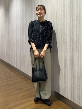 「アイテム（レインシューズ）」を使った、rihokoさん（レディース・159cm）の夏コーディネート
