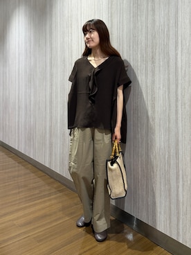 「URBAN RESEARCH DOORS（アーバンリサーチドアーズ）のアイテム（その他シューズ）」を使った、rihokoさん（レディース・159cm）の夏コーディネート