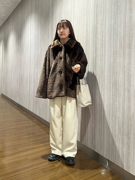 「アイテム（その他アウター）」を使った、rihokoさん（レディース・159cm）の秋コーディネート