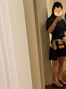 「niko and...（ニコアンド）のアイテム（かごバッグ）」を使った、しばさん（レディース・161cm）の夏コーディネート