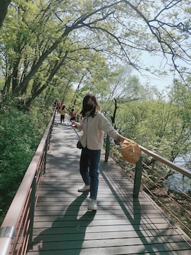 「CLOUDNINE（クラウドナイン）のアイテム」を使った、qiuqiuさん（レディース・167cm）の春コーディネート