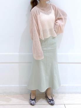 okamu🍦骨格ストレートさん(レディース・159cm)の夏コーディネート