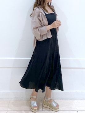 okamu🍦骨格ストレートさん(レディース・159cm)の夏コーディネート