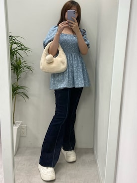 okamu🍦骨格ストレートさん(レディース・160cm)の夏コーディネート