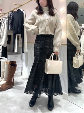 okamu🍦骨格ストレートさん（レディース・159cm）の秋コーディネート