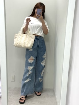okamu🍦骨格ストレートさん(レディース・160cm)の春コーディネート