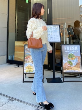 okamu🍦骨格ストレートさん(レディース・160cm)の冬コーディネート