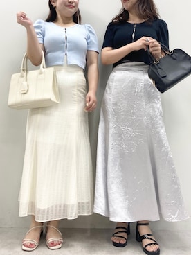 okamu🍦骨格ストレートさん（レディース・160cm）の春コーディネート