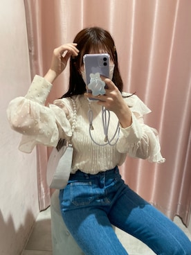 okamu🍦骨格ストレートさん（レディース・159cm）の冬コーディネート