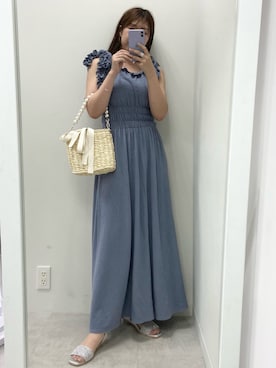 okamu🍦骨格ストレートさん（レディース・160cm）の春コーディネート