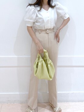 okamu🍦骨格ストレートさん（レディース・159cm）の夏コーディネート