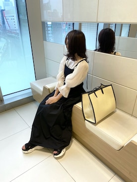 okamu🍦骨格ストレートさん（レディース・159cm）の夏コーディネート