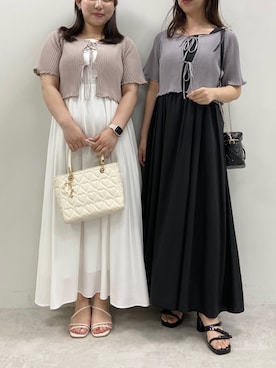 okamu🍦骨格ストレートさん（レディース・160cm）の夏コーディネート