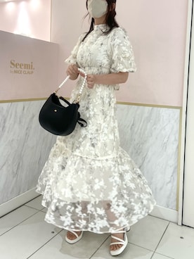 okamu🍦骨格ストレートさん（レディース・159cm）の春コーディネート