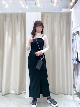 okamu🍦骨格ストレートさん(レディース・159cm)の春コーディネート