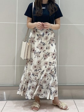 okamu🍦骨格ストレートさん（レディース・159cm）の夏コーディネート