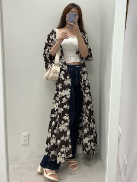 okamu🍦骨格ストレートさん（レディース・160cm）の夏コーディネート