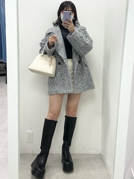 okamu🍦骨格ストレートさん（レディース・160cm）の秋コーディネート