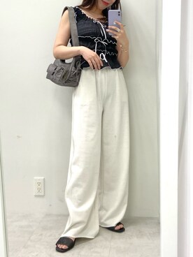 okamu🍦骨格ストレートさん（レディース・160cm）の夏コーディネート