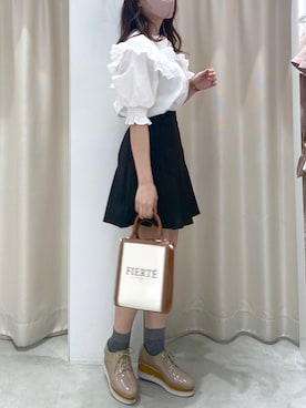 okamu🍦骨格ストレートさん（レディース・159cm）の春コーディネート