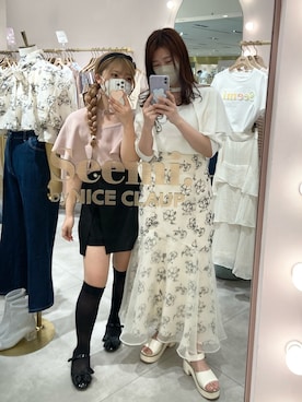 okamu🍦骨格ストレートさん（レディース・159cm）の春コーディネート