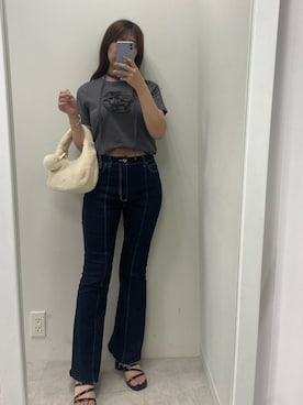 okamu🍦骨格ストレートさん(レディース・160cm)の夏コーディネート