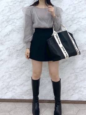 okamu🍦骨格ストレートさん(レディース・159cm)の冬コーディネート