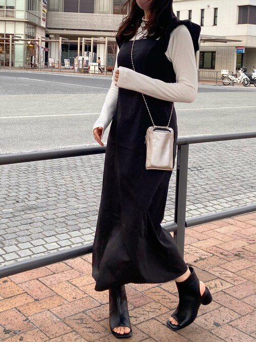 Okamu 骨格ウェーブ One After Another Nice Claup One After Another Nice Claupの ワンピースを使ったコーディネート Wear