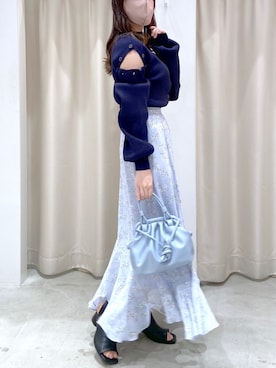 okamu🍦骨格ストレートさん（レディース・159cm）の春コーディネート