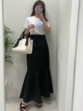 okamu🍦骨格ストレートさん（レディース・160cm）の夏コーディネート