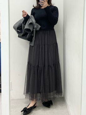 okamu🍦骨格ストレートさん(レディース・160cm)の冬コーディネート